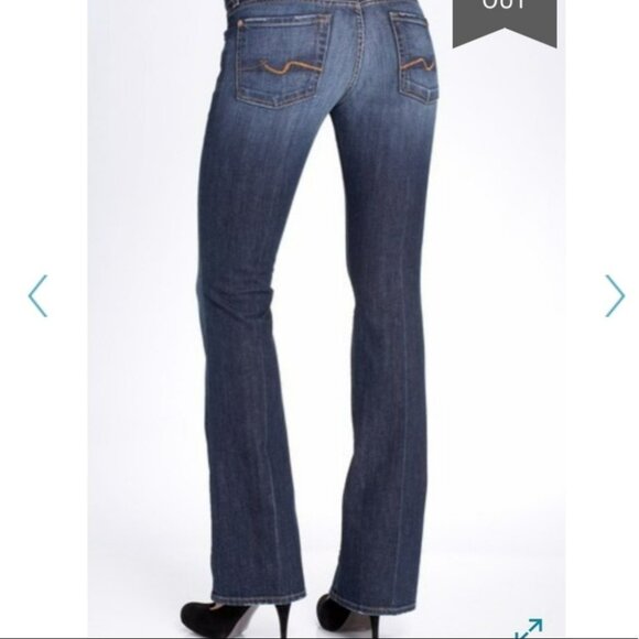 7 For All Mankind “Flare” Jeans - Picture 2 of 12